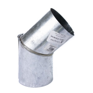 CODO GALVANIZADO 3.5 X 135 P/CHIMEN. CORRUGADO