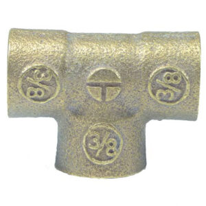 TEE BRONCE SO 3/8