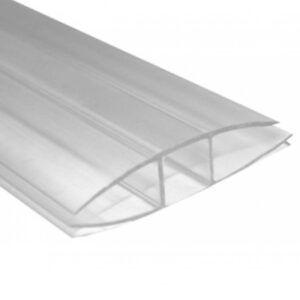 PERFIL H 5.80 M X 4 - 6 MM TRANSPARENTE